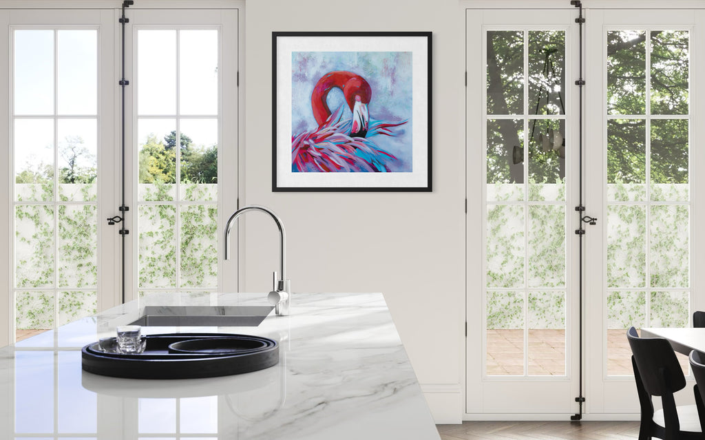Acrylic Painting - Flamingo 36" by 36"