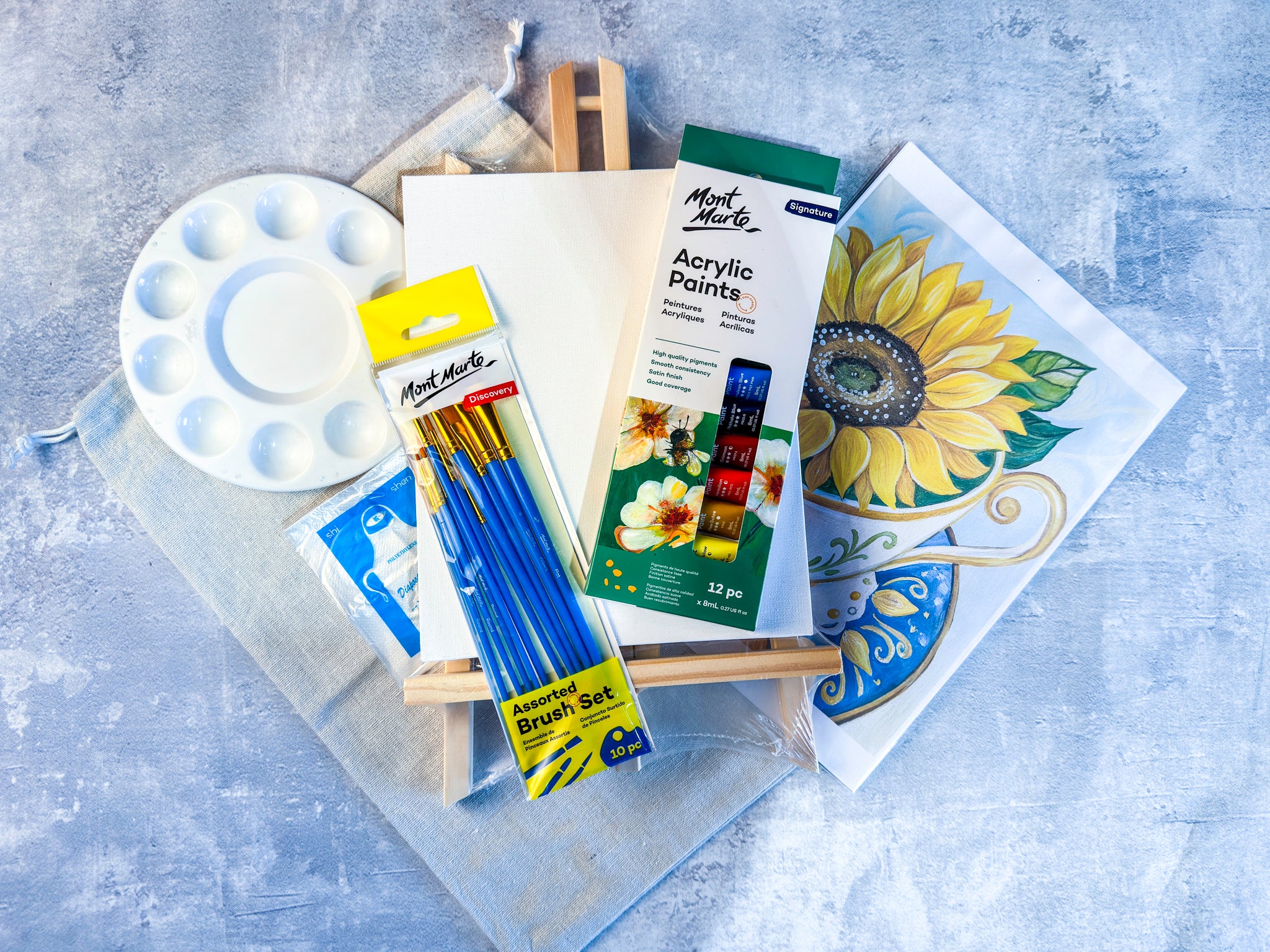 ART IN A BAG – 4 Pack 🎨 Paint & Sip, Paint Party Kits