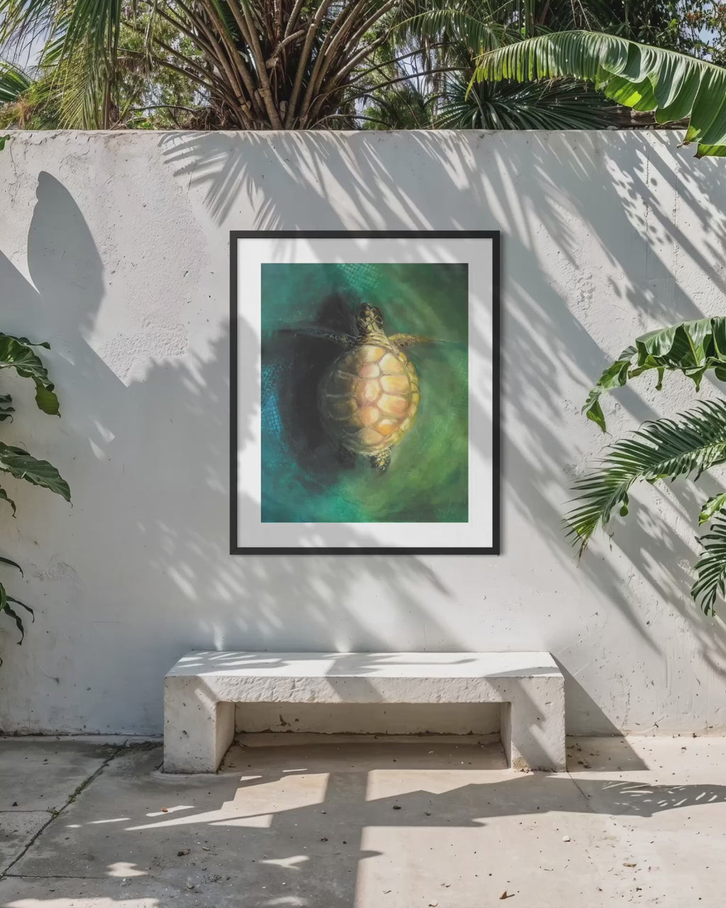 Oil Painting - Sea Turtle 16" by 20"